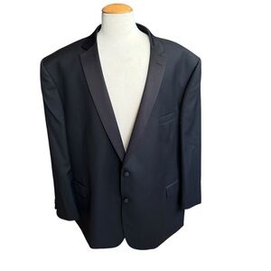 MANTONI Men’s Black Suit‎ Size 56